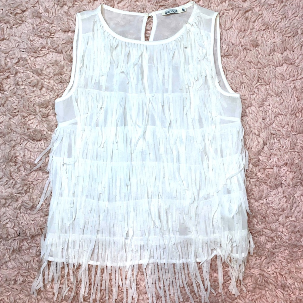 White Ruffles Shirt